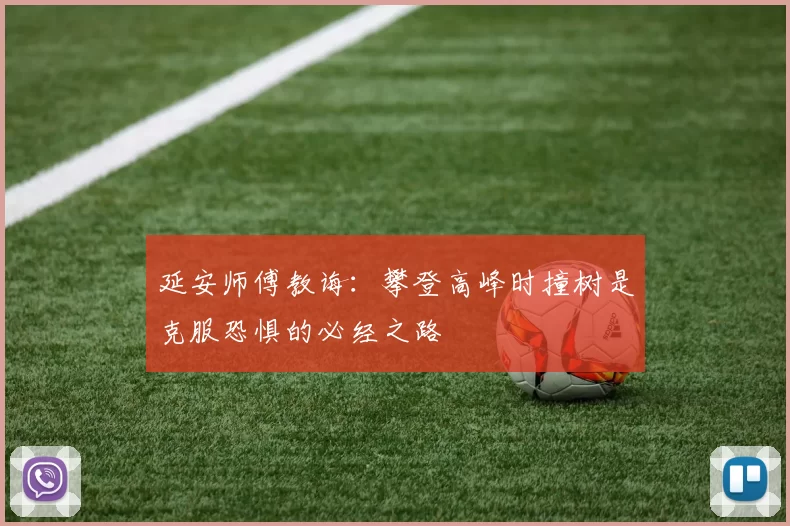 延安师傅教诲：攀登高峰时撞树是克服恐惧的必经之路
